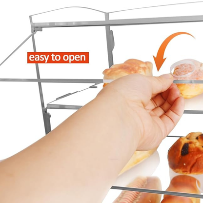 Vitrina  Acrílica Pasteles 3 Niveles 49cm x 23cm x 39cm