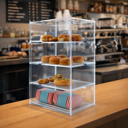 Exhibidor Pasteles 4 Niveles 30cm x 24cm x 50cm